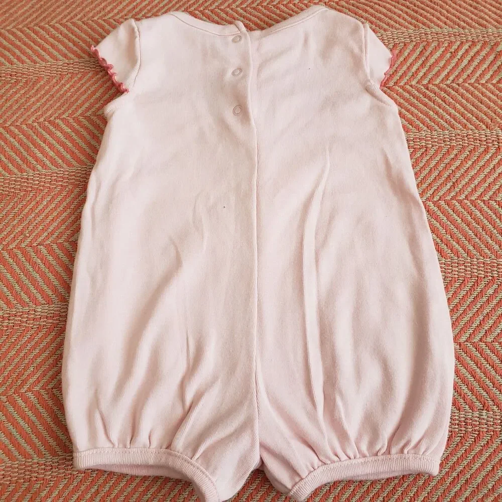 Vintage Gymboree Little Hula Girl Embroidered Romper Sz. 0-3 Months Summer/Vacay